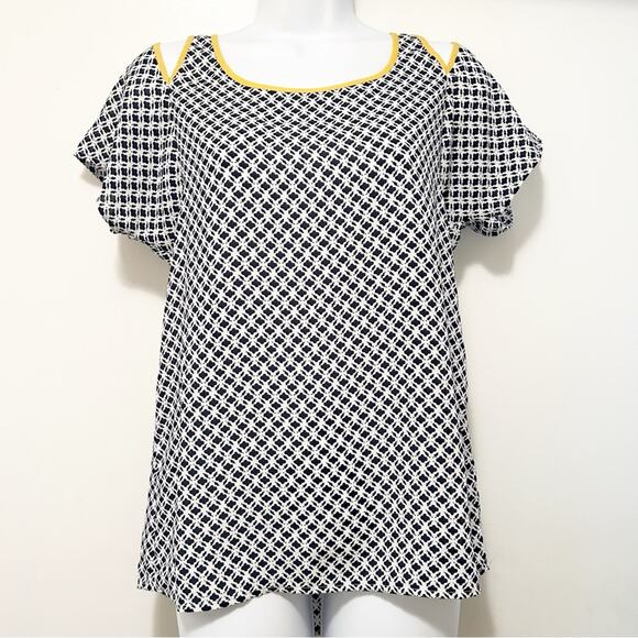 THML Stitch Fix Jaye Cutout Shoulder Top MP NWT - Picture 1 of 7